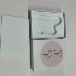 Boîtes cadeaux pour produits de beauté, boîtes rigides personnalisées en EVA blanc doublées d'éponge, matériaux recyclés, boîte pour pierre de gua sha - Product Image 2