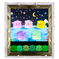 Moules en résine kawaii phosphorescents accessoires miniatures artisanat en résine breloques en résine pour la décoration