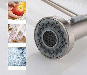 Kuzey amerika <span class=keywords><strong>304</strong></span> paslanmaz çelik fırçalanmış nikel esnek bahar mutfak mikseri dokunun aşağı püskürtücü ile - Product Image 5