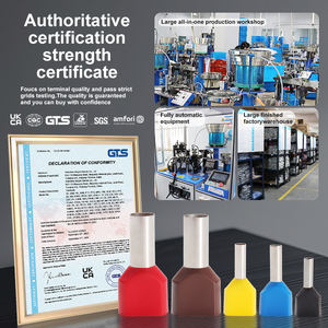 Terminales de Cable de Cobre para Automoción, Conector de Crimpado, Terminales Aislados de Doble Cable, 12V, Suministro de Fábrica - Product Image 6