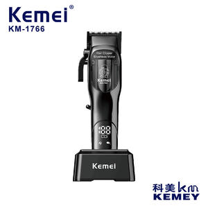 เครื่องตัดผมเคเมอิ Km1766 มอเตอร์ไร้แปรงถ่าน จอแสดงผลดิจิตอล 7000-9000 รอบต่อนาที ชาร์จใหม่ได้ สำหรับผู้ชายและสัตว์เลี้ยง - Product Image 2