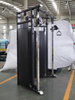 Machine de musculation professionnelle à prix d'usine, équipement d'entraînement de force compact avec double pile de poids