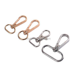 Ivoduff Vòng Kim Loại Xoay <span class=keywords><strong>D</strong></span> Chất Lượng Cao Với Móc Kẹp Cho Túi Xách - Product Image 1