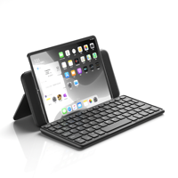 Mini clavier d'ordinateur portable BT sans fil pour Apple iPad avec étui
