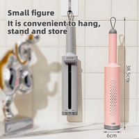 Mini tête de vadrouille pliable facile à utiliser pour carrelage mural de fenêtre et nettoyage de bureau de voiture lavable à la main