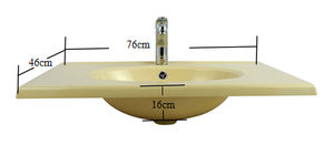 Vente flash incroyable : Évier rectangulaire SMC résistant à l'humidité et à la corrosion, évier en composite de fibre de verre facile à nettoyer - Product Image 4