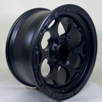 JWYC Nouvelles jantes en alliage forgé 16-20 pouces noir mat 4x100/5x114.3 compatibles avec les véhicules tout-terrain 4x4, adaptées pour Toyota Tacoma et Land Cruiser