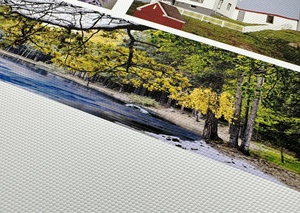 Rotolo di Tela Artistica Opaca Impermeabile 260GSM 180X200 cm, Tela in Poliestere Stirata Compatibile con Stampa Digitale a Getto d'Inchiostro Bianco/Nero per EPSON HP - Product Image 6