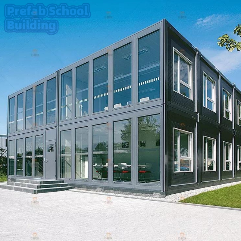Длительный срок службы, экологически чистый съемный Штабелируемый модульный контейнер для хранения, крошечные дома, сборные школьные здания