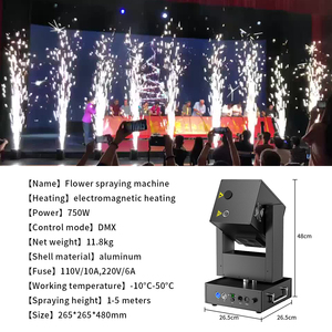 750W di chuyển đầu tia lửa lửa hoạt động máy đám cưới ngoài trời buổi hòa nhạc hiệu ứng xoay lửa lạnh Băng khô điều khiển DMX512 - Product Image 3