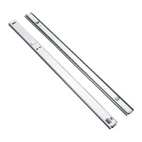 Glissières de tiroir miniatures OEM 27 mm, 10 kg, à roulement à billes, à extension simple unidirectionnelle, avec baïonnettes