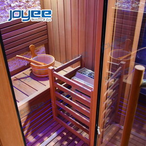 JOYEE de alta calidad de <span class=keywords><strong>madera</strong></span> de <span class=keywords><strong>cedro</strong></span> rojo Sauna 1-2 Persona de Sauna portátil uso interior - Product Image 2