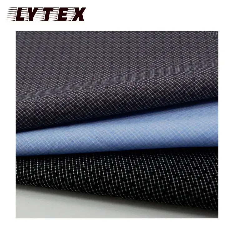 65% polyester 35% dobby teint en fil de coton chemise tissu d'importation de chine