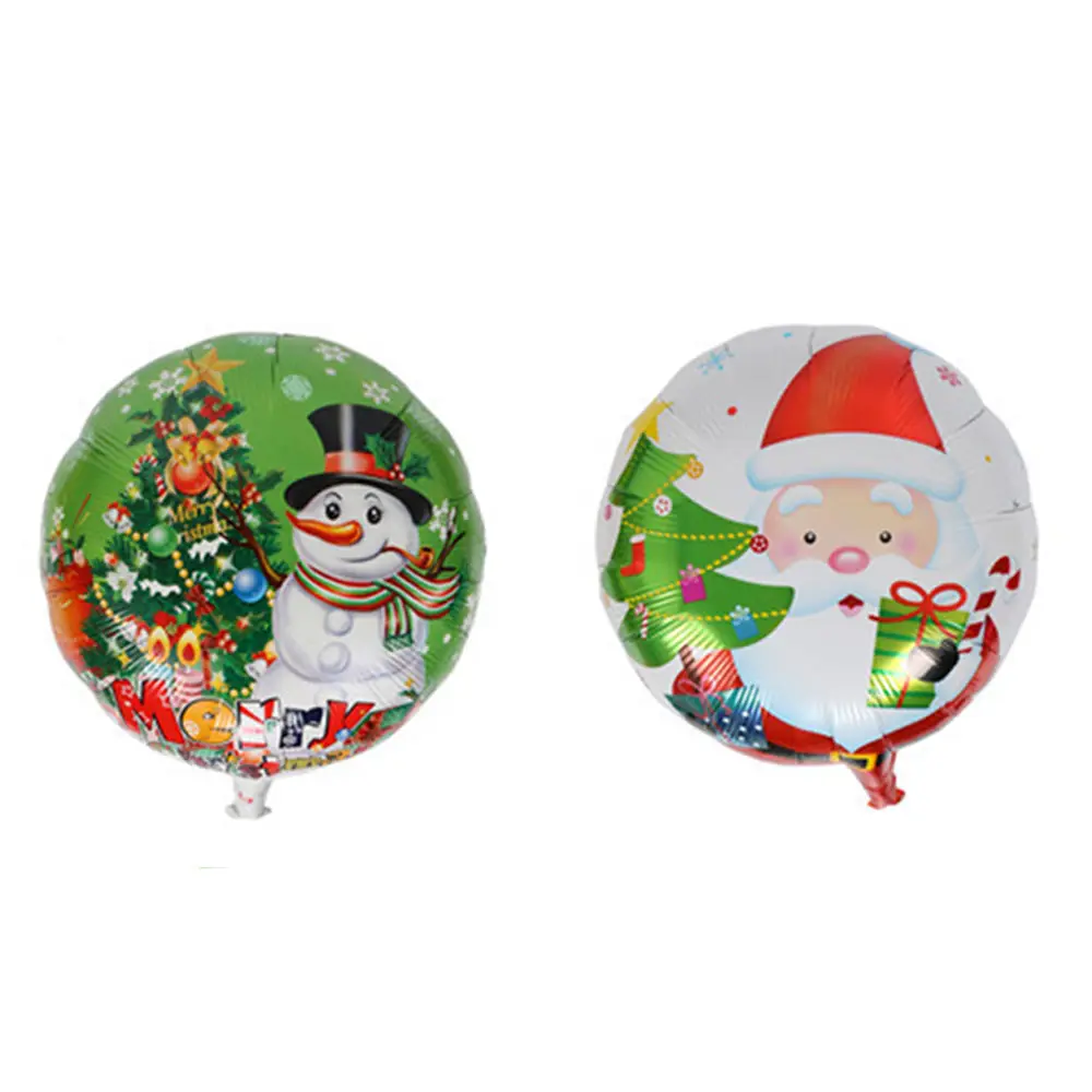 Balão de natal pequeno boneco de neve, caixa de presente para velhos, decoração de natal, floco de neve, feriado, ano novo, novidade