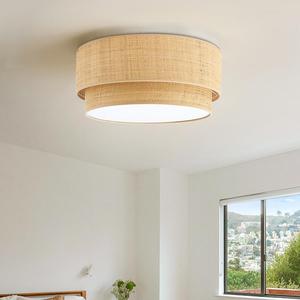 Lámpara de Techo Estilo Japonés Wabi Sabi, Inspirada en la Rafia, Minimalista, LED, Cuidado con los Ojos, Iluminación para Dormitorio, Montaje en Superficie - Product Image 1