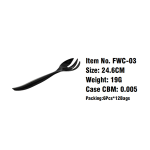 XUELI Set di posate usa e getta in PS argento personalizzabili all'ingrosso, con logo e confezione per eventi e banchetti - Product Image 6