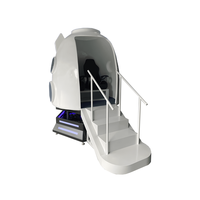 Máquina de Realidad Virtual 9D para Interiores, Simulador de Vuelo en Cápsula Espacial, Cine, Fibra de Vidrio y Metal, Centro Comercial, Aeropuerto, Atracción de Entretenimiento Deportivo