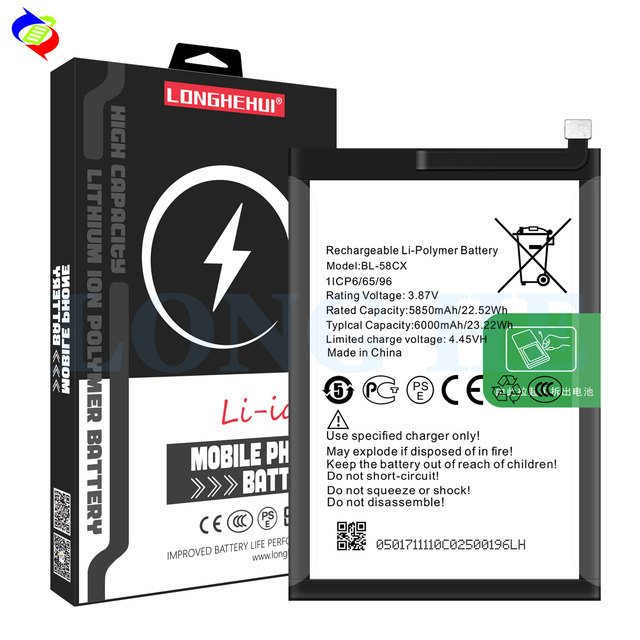 6000mAh BL-58CX Battery for Infinix X659 Battery