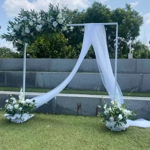 Arco in Ferro <span class=keywords><strong>per</strong></span> Decorazioni <span class=keywords><strong>per</strong></span> Feste 3x3m/2x2m, Struttura ad Arco <span class=keywords><strong>per</strong></span> Sfondo di Giardini e Sfondi Fotografici, <span class=keywords><strong>per</strong></span> Matrimoni e Compleanni - Product Image 4