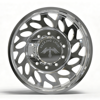 Jantes arrière forgées polies personnalisées SL 22X8.25 26X8.25 avec moyeu flottant 10X285.75 8X200 pour Ford F350 F450