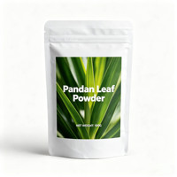 Poudre de Pandan Naturelle Verte, Poudre Pure de Feuilles de Pandan, Poudre de Feuilles de Pandan de Couleur Verte