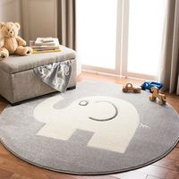 Karpet Bermain Anak Motif Hewan, Karpet Lantai Lembut Bahan Kasmir Imitasi untuk Kamar Bayi, Sofa, Alas Kursi Komputer