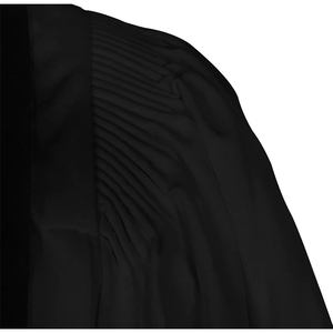 Factory Black Matte <span class=keywords><strong>John</strong></span> Wesley Clergy Batas Con Paneles De Terciopelo - Product Image 2