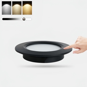 12V Touch Dimming LED Puck Light da incasso sotto la <span class=keywords><strong>luce</strong></span> dell'armadio Camper <span class=keywords><strong>luce</strong></span> interna RV - Product Image 2