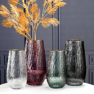 <span class=keywords><strong>2021</strong></span>ใหม่24พันขอบสีทองแจกันดอกไม้แก้วตกแต่งบ้าน - Product Image 2