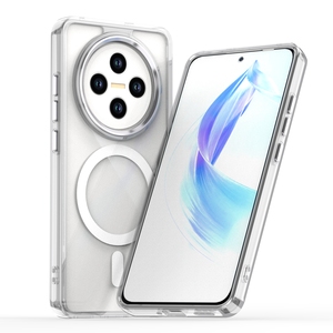 Funda transparente con anillo de lente de Metal para OPPO RENO13 <span class=keywords><strong>F</strong></span> 13FS RENO 12 A80 A3 A40 A79 A60 A98 A78 cubierta de carga inalámbrica magnética - Product Image 1