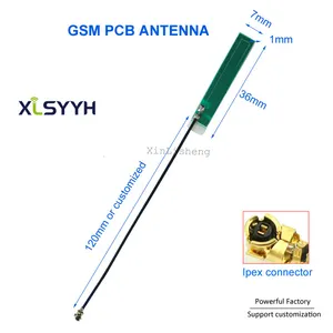 Contoh Gratis Antena Pcb GSM 3G U. Fl Internal Nirkabel 3dbi dengan Kabel 1.13 10Cm 20Cm