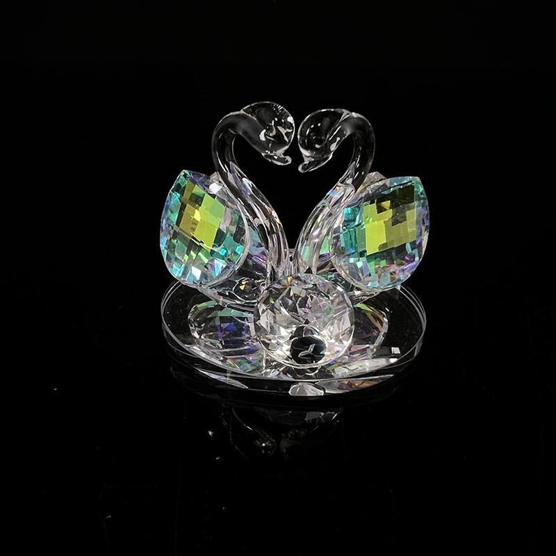 Cheap Price Crystal Crafts Crystal Swan