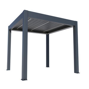 Pergola extérieure <span class=keywords><strong>en</strong></span> aluminium à lames orientables électroniques avec ventilateur, <span class=keywords><strong>4x3</strong></span> m, 5x6 m, 6x5 m, 6x4 m, 6x3 m - Product Image 2
