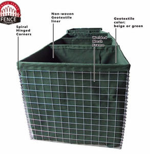 Hesko 요새 장벽 7 고강도 부식 방지 모래 폭발 벽 방폭 방지 금속 돌팔매 울타리 방어 보안 - Product Image 3