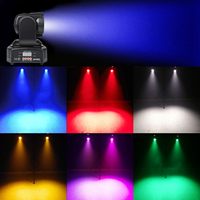Luz móvil LED RGBWA/UV de 4x12W con función de lavado, activación por sonido DMX512, directa de fábrica, para iluminación de escenario DJ, desde almacén europeo.