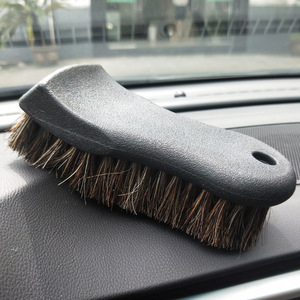 Horsehair <b>Brush</b> Car Dust <b>Brush</b> <b>For</b> <b>Cleaning</b> Polishing Oiling Home Shoe Care - Product Image 3
