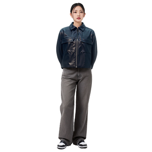 Couleur Marron Coupe élégante Jaune Dernier graphique Ensemble Boîtes artificielles Fringe Lady's Qualitypure Riding Veste en cuir noir - Product Image 5