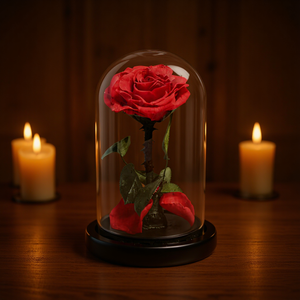 Fournisseur direct d'usine, roses éternelles faites à <span class=keywords><strong>la</strong></span> main, très demandées, pour <span class=keywords><strong>la</strong></span> Saint-Valentin, <span class=keywords><strong>la</strong></span> fête des mères, le Nouvel An, dans un dôme en verre - Product Image 4