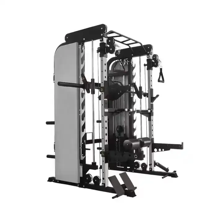 معدات اللياقة البدنية التجارية متعددة الوظائف القرفصاء 360 قوة الجانبية آلة مقعد ضغط الصدر سميث آلة