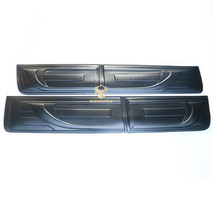 Revestimiento Lateral de Puerta de Coche Negro Mate ABS para <span class=keywords><strong>Hilux</strong></span> Revo 2015 2016 2017 <span class=keywords><strong>Hilux</strong></span> Rocco 2018 2019 4x4 Accesorios Exteriores para Automóviles - Product Image 1