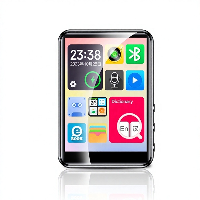 OEM/ODM MP3 Music Player FLAC/WAV/ape Lossless Audio Support for V2.0 USB Type-C 2"-4" Screen >20 Hours Battery Life