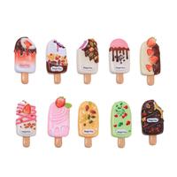 Pendentif en résine en forme de crème glacée, fruits et noix, accessoires en résine pour loisirs créatifs, petits accessoires en résine adaptés aux coques de téléphone portable, épingles à cheveux, chaussures
