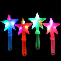 Bâtons lumineux LED en forme d'étoile, bruiteurs, jouets sonores qui brillent dans le noir, accessoires de fête pour événements sportifs, carnavals et concerts