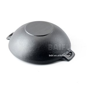 24 cm <span class=keywords><strong>31</strong></span> cm 37 cm Amazon Bases Pré-Assaisonné Fonte <span class=keywords><strong>Wok</strong></span> Pan Woks et Remuer Poêles à Frire avec boucle poignées Chinois Pow <span class=keywords><strong>Wok</strong></span> - Product Image 5