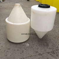 Cuve rectangulaire industrielle de 100 L moulée par rotation, écologique, pour le mélange et la dosage de liquides chimiques