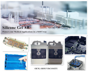 Không thấm nước Silicone potting hợp chất Sealant điện tử dính cho biến tần chuyển đổi trình điều khiển PCB đóng gói - Product Image 3