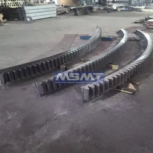 Forging Segmented Gear Rack And Ring Gear Customized Wear Resistant Forging Alloy Steel M8-100 Large Gear Rack