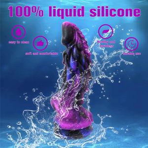 Gode dragon pour femme Gros gode <span class=keywords><strong>anal</strong></span> Ventouse Gode monstre en silicone Plug <span class=keywords><strong>anal</strong></span> Masseur de prostate Sex Toys pour adultes - Product Image 5