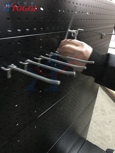 900*450*1500mm 5 Tiers <strong>Black</strong> Double Sides Supermarket <strong>Shelf</strong> with Fence - Product Image 5