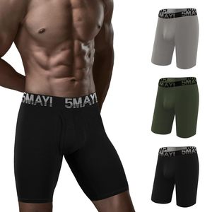 <span class=keywords><strong>Boxer</strong></span> da <span class=keywords><strong>Uomo</strong></span> Personalizzati a Gamba Lunga, Taglie Forti, Traspiranti, in <span class=keywords><strong>Cotone</strong></span> Morbido e Confortevole, <span class=keywords><strong>Senza</strong></span> <span class=keywords><strong>Cuciture</strong></span>, per Fitness - Product Image 1